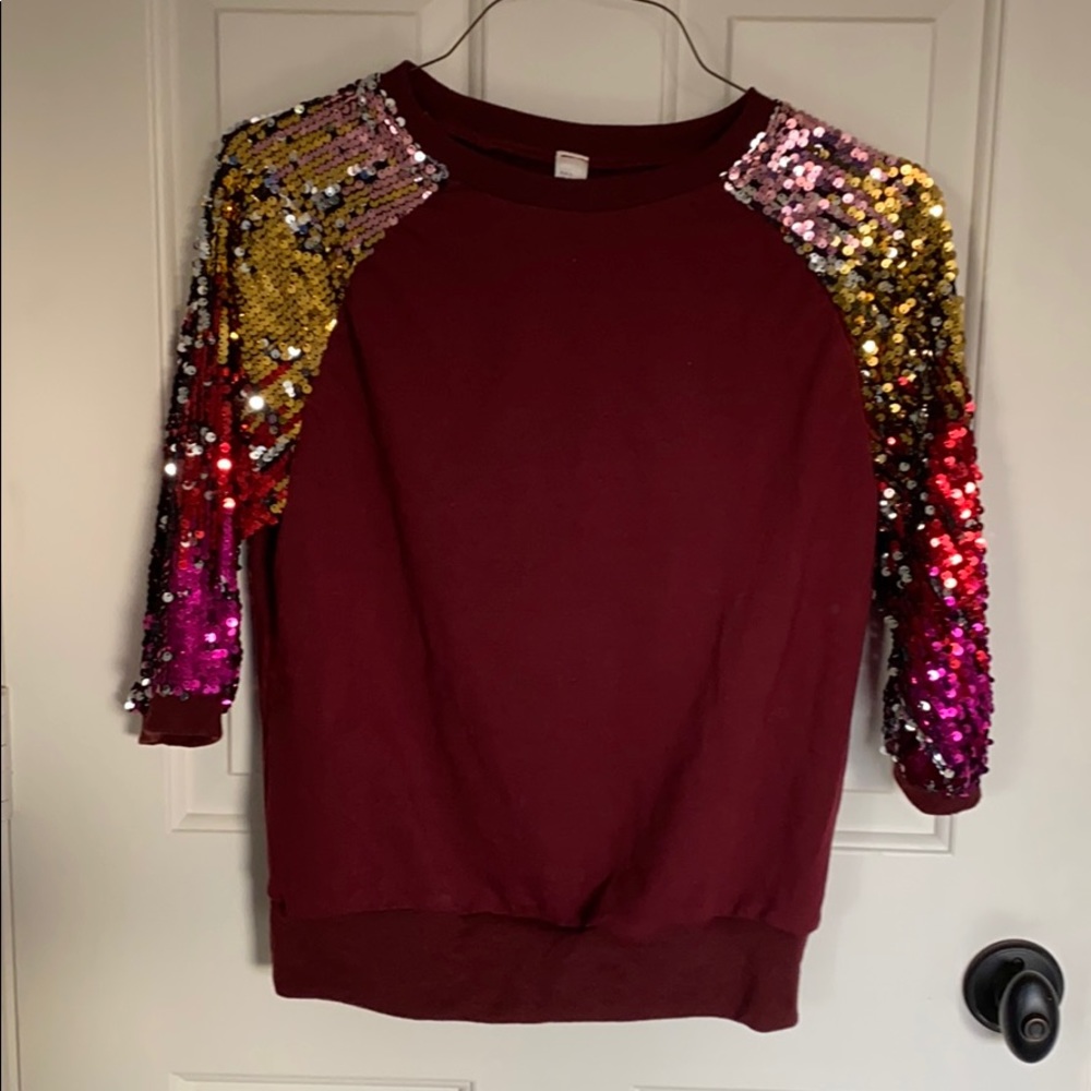 Fun sequin sweater